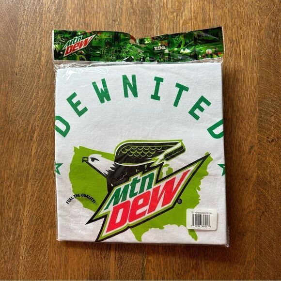 NWT Mountain Dew T-Shirt, Size M - Picture 1 of 8